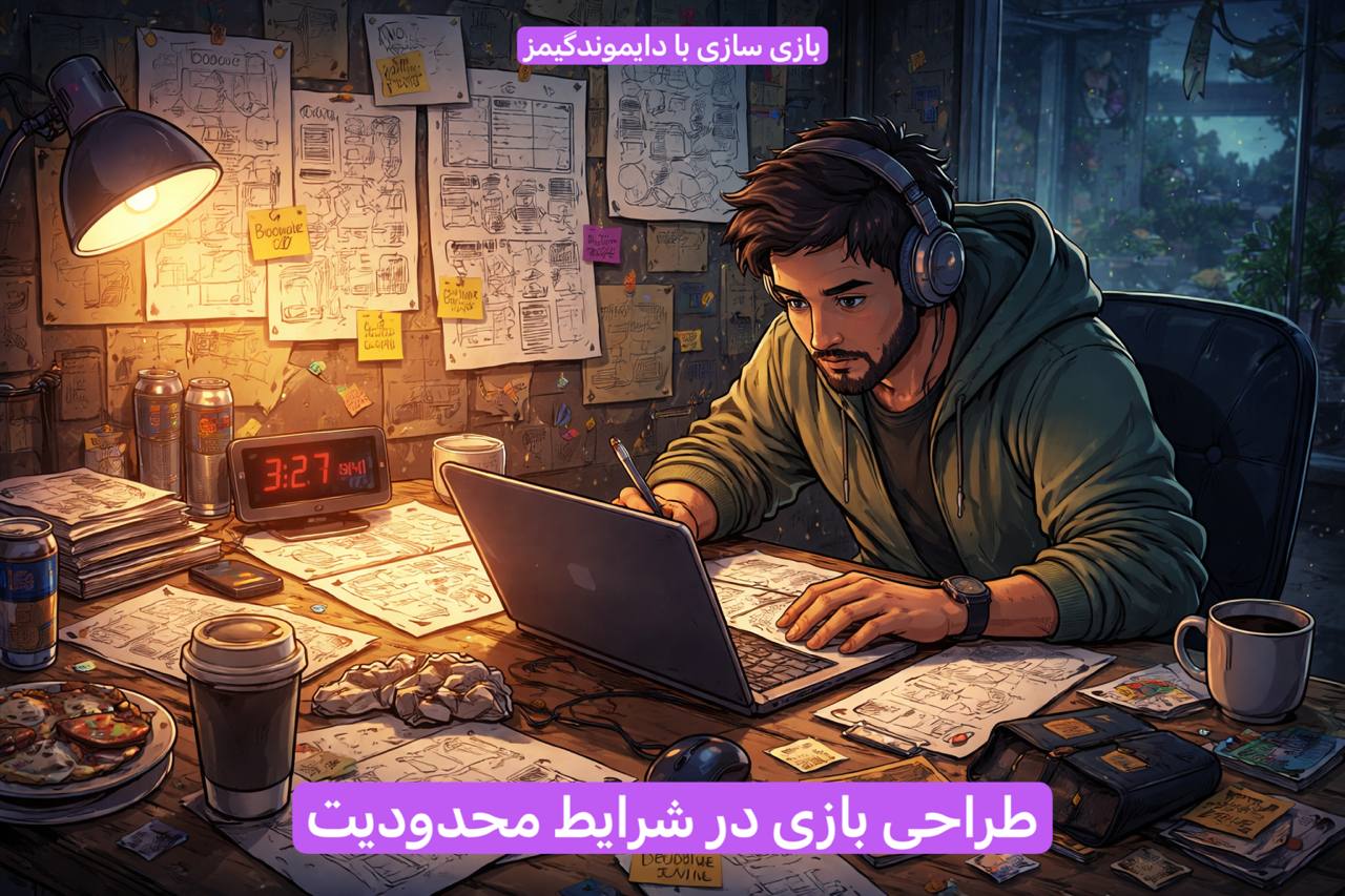 طراحی بازی در شرایط محدودیت؛ وقتی پول، زمان و تیم کافی نداری چه تصمیم‌هایی حیاتی‌اند؟