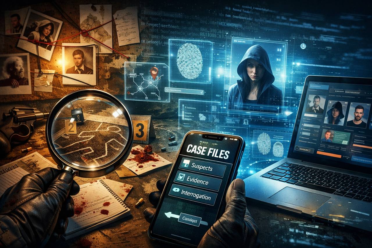 حل پرونده قتل | تجربه واقعی حل پرونده جنایی با بازی فکری آنلاین